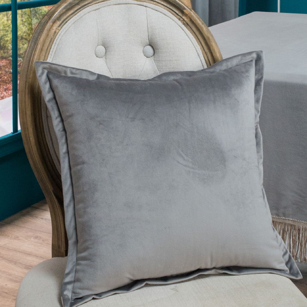 Μαξιλαροθήκη Velvet 11 GREY